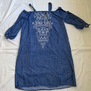 Art class girls blue dress 3/4 sleeves size L (10-12)